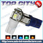 Newest Topcity T10 5SMD 5050 18LM Cold white - T10 LED